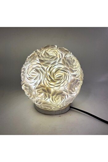 OEM Boho Shell Lamp - Rose Globe - 15cm