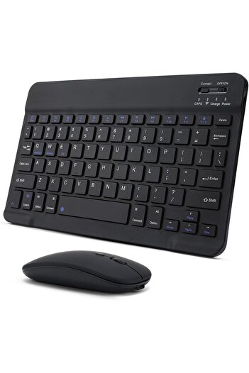 O Ozone Ultra-Slim Bluetooth Keyboard and Mouse Combo, Rechargeable Portable Wireless Keyboard Mouse