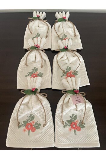 ELİŞİ MODA Wedding Convoy Towel, Very Stylish, High Quality, Showy Convoy Towel Set of 6