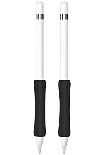 O Ozone Apple Pencil 2nd Generation Silicone Grip Holder |2 Pack Black