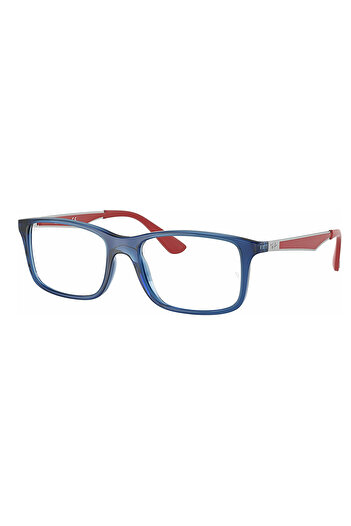 Ray-Ban Junior RY1570 3721 Boys' Eyeglass Frames, Plastic, Blue, 49 mm