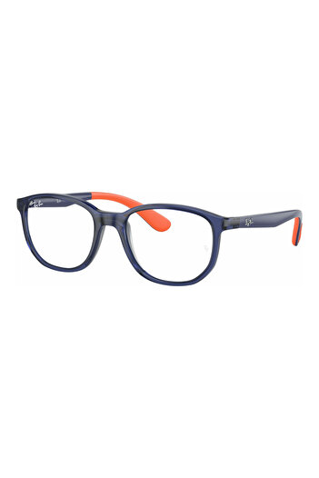 Ray-Ban Junior Boys' Eyeglass Frames RY1619 3775, Plastic, Blue, 49 mm