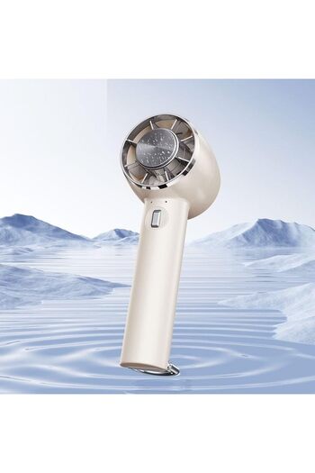 Generic Portable Handheld Cooling Fan with Efficient Cooling Performance, Personal Travel Fan USB Rechargeab