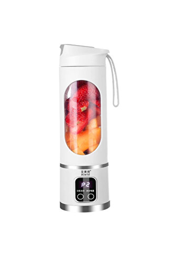 SDEPOT SDEPOT® mini blender, 50W power, 450ml capacity, 12000RMP, 12 blades, USB powered, white