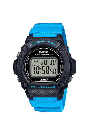 Casio Mens Watch W-219H-2A2VEF, Quartz, 47mm, 5ATM