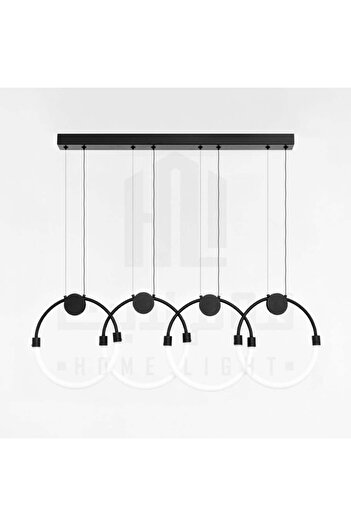 homelight Modern LED chandelier with 4 rings