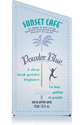 Sunset Cafe Powder Blue Perfume for Kids, Eau de Parfum, 22ml