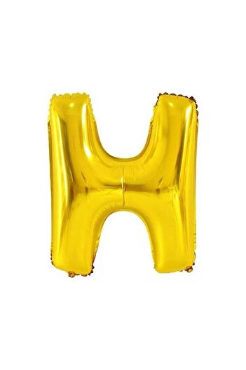 Generic Letter H Foil Balloon – Large 40 Inch – Gold