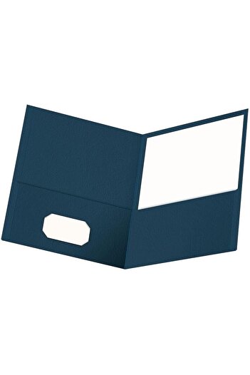 STOREMAX Snshop Double Pocket File, Letter Size, 25 Pieces Per Box 1 Pack Dark Blue 467437