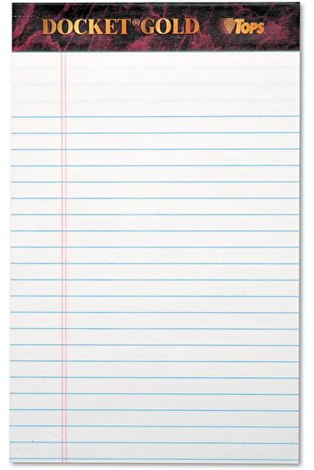 STOREMAX Snshop Writing Block, Lined, White, 12 Pieces Ultimate 5 X 8 Inches, White 467437
