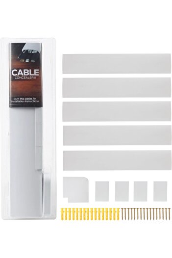 STOREMAX Sersadsn 40 cm Cable Sleeve Set - from Simple Cord to Wall-Mounted Tv or Computer Cables Inside