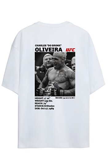 MAGORS Charles Olivieara''Do Bronx'' Back and Chest Designed Ufc Unisex Tshirt
