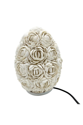 OEM Boho Shell Lamp - Rose Oval Globe - 20cm