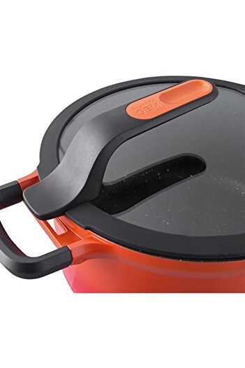 STOREMAX Polysight Gem Soft Orange Pot 28 cm Trendzap 467437