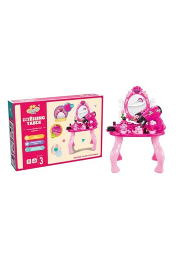 Toybox Children's Battery Powered Vanity Table with Mirror and Accessories