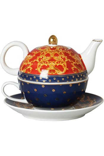 STOREMAX Goldwhirl Art Clarissa Single Teapot & Cup Set Trendflash 467437
