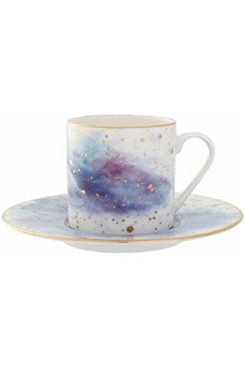 STOREMAX Goldwhirl Desen4 Coffee Cup with Saucer 90 Cc Trendflash 467437