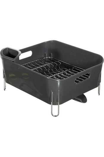 STOREMAX Sellbuyst Bianka Stainless Steel Dish Rack Gray Small37*33*17 cm D-14650 Trendy 266450