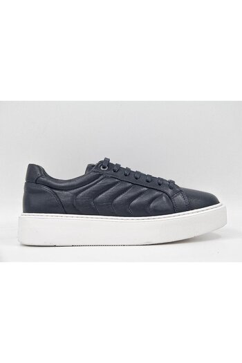 LUCIANO BELLINI E37106 Men's Casual Shoes - Navy Blue