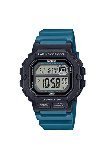 Casio Mens Watch WS-1400H-3AVEF, Quartz, 42mm, 10ATM