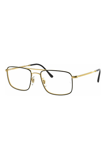 Ray-Ban Women's RB6434 2946 53 Eyeglass Frames, Metal, Gold, 53 mm