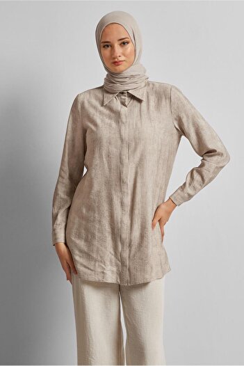 Alvina Shirt Collar Tunic 45764