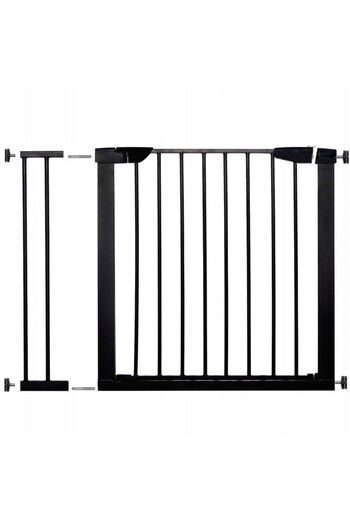 SERSIMO Safety Gate for stairs, adjustable 89-96 cm, made of steel, black