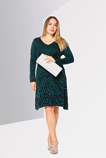 Desigual Women Allover Print Bodycon Dress, Multicolor