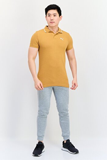 Puma Men Sportswear Fit Short Sleeve Outdoor Polo, Tan