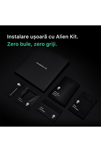 Alien Surface Screen protector 1+2 spares for Samsung Galaxy Watch 8 Classic 46mm, Alien Surface