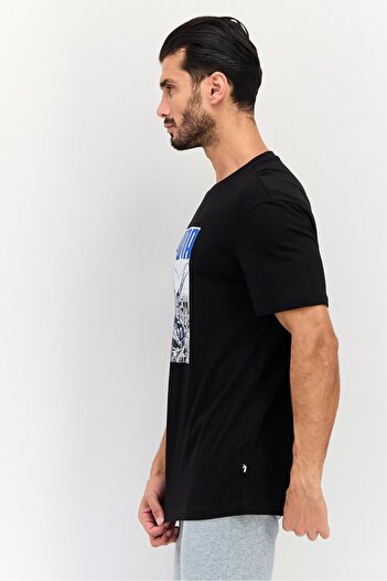 Puma Men Sportswear Fit Short Sleeves Outdoor T-shirt, Black