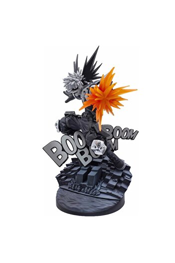 Banpresto My Hero Academia: Katsuki Bakugo Figurine by Banpresto, 20 cm, Gray/Orange