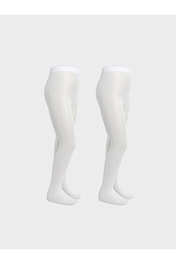 LC Waikiki Timeless Recommendations from Timeless Store |   Basic Girls' Thin Pantyhose 2-Pack