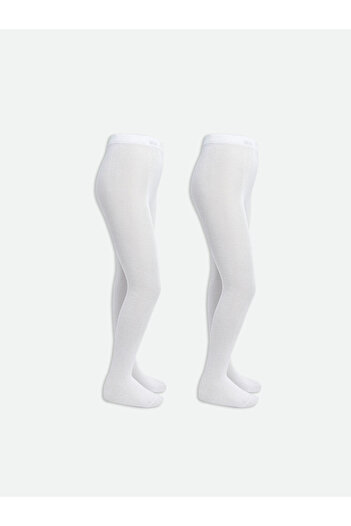 LC Waikiki Sparkling Selections from Shining Store |   Basic Girls' Pantyhose 2-Pack