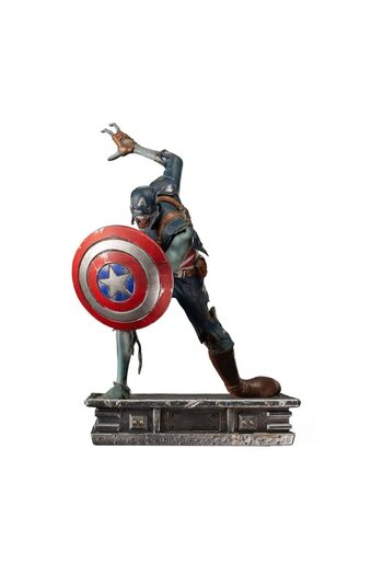 Iron Studios Zombie Captain America Figurine - What If...?, Iron Studios, Art Scale, 1/10