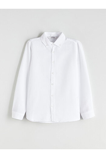 LC Waikiki Long Sleeve Textured Boy's Shirt