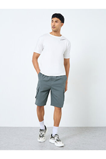 Styli Men Relaxed Fit Cargo Shorts