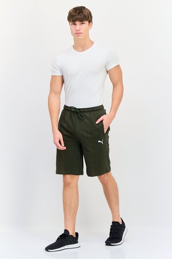 Puma Men Sportswear Fit Outdoor Shorts, Dark Olive