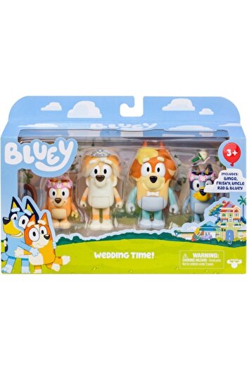 bluey Set 4 Figurine - Wedding Time!
