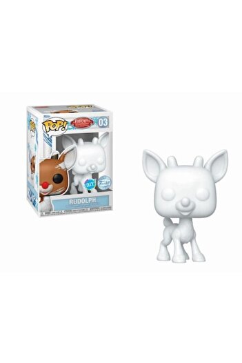 Funko Pop! Rudolph the Red-Nosed Reindeer - Rudolph (DIY), White, Special Edition, 5 Years