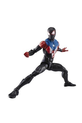 Hasbro Miles Morales (Boricua Suit) Marvel Legends Series Spider-Man 2 Articulated Figurine 15cm