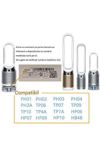 PAA-home Filter compatible with Dyson HP04 TP04 DP04 PH04 HP09 TP09 HP07 TP07 PH03 PH01 HP10 purifiers