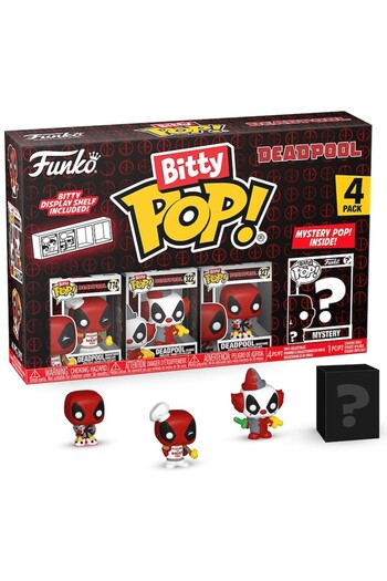 Funko Blister 4 figuras Bitty POP Marvel Deadpool Master
