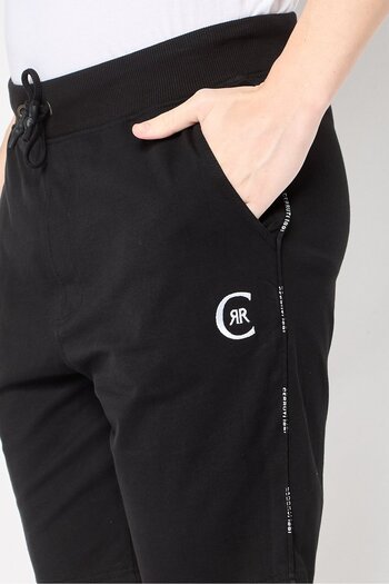 Nautica Men Brand Logo Basic Shorts, Black