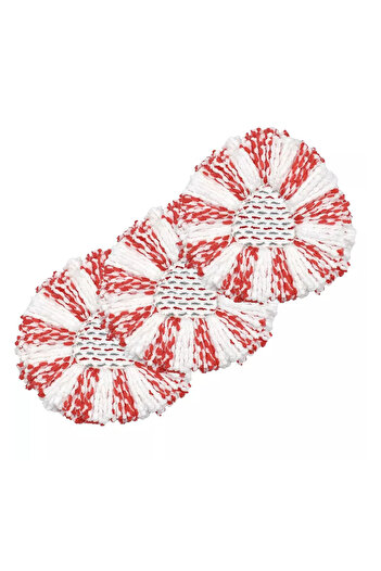 PAA-home Set of 3 mop refills compatible with Turbo EasyWring & Clean mop / O-Cedar Easywring mops