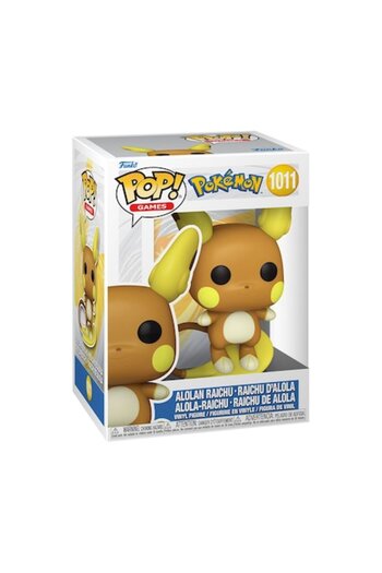 Funko POP Pokemon 1011 Alolan Raichu, 10cm, Licensed, Standard