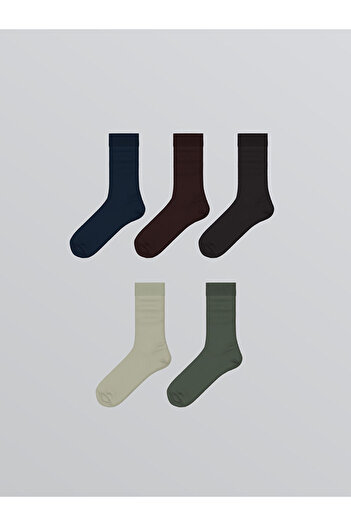 LC Waikiki Mixed Bamboo Men's Socks 5 Pack