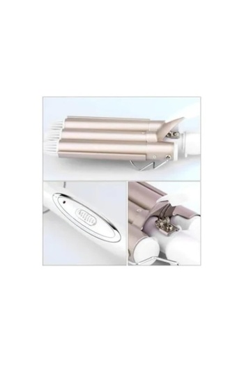 FOXMAG24 Professional curling iron with 3 ceramic elements, 28 second heating time