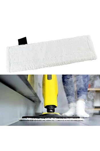 PAA-home Set of 4 cloths/pads 2 x EasyFix hand nozzle and 2 x floor nozzle compatible with Karcher SC1 SC2 SC3 SC4 SC5