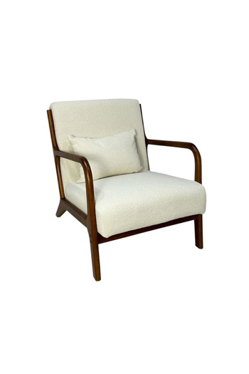 DEC17 Single chair with back and extra cushion for comfort.